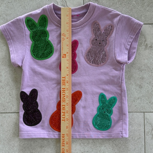 QUEEN OF SPARKLES -Multi Peep Kids Bunny Matching Set -Lavender size 6 - Picture 12 of 15